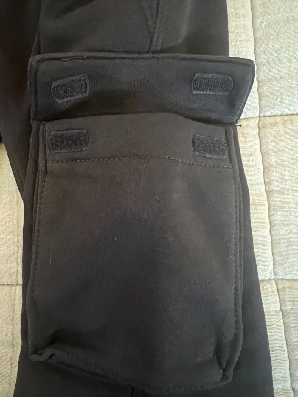 GAP Girl Set of Sweatpants in Black and Light Gray